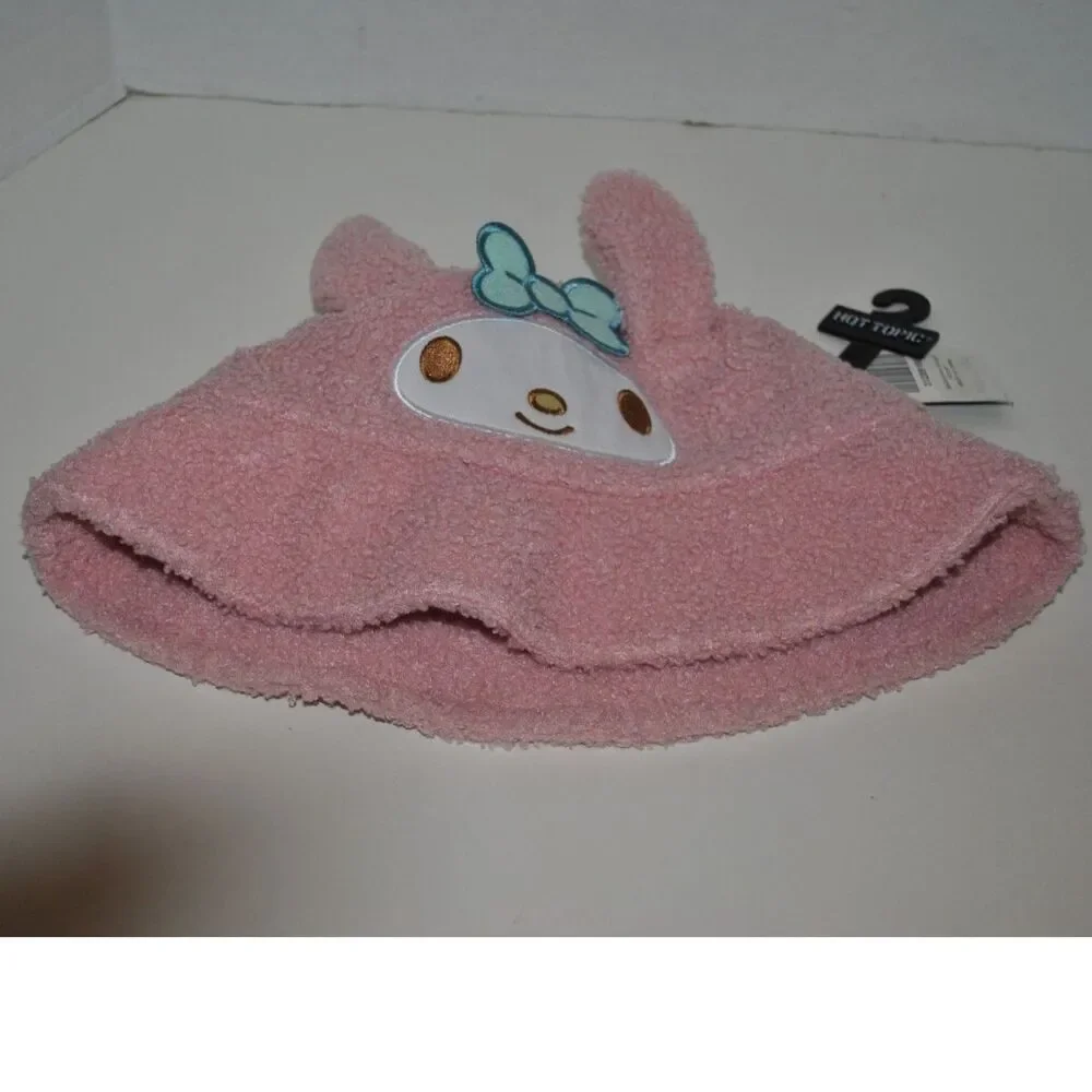 Top Topic Sanrio My Melody Sherpa Bucket Hat NEW